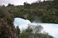 Powerful Huka Falls near Lake Taupo, Ner Zealand Royalty Free Stock Photo