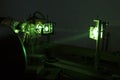 Powerful industrial green LASER for research