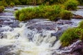 Powerful jets of the waterfalls Iguazu