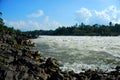 The powerful Khone Phapheng Waterfalls near Don Det