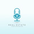 Powerful logo for my real estate podcast