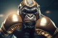 Powerful muscular gorilla. Generate Ai