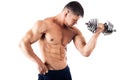 Powerful muscular man Royalty Free Stock Photo