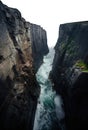 canal o water in between two steep cliffs. fjords. Transparent PNG file. Ocean, sea, water, waves.
