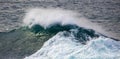 Powerful ocean wave breaking Royalty Free Stock Photo
