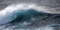 Powerful ocean wave breaking Royalty Free Stock Photo