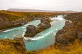 Powerful River Cutting Through Volcanic Rock