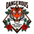 Powerful Roar! text in a customizable font style with text