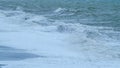 Powerful Stormy Sea Waves. Climate Change Effect On The Weather Crating Massive Sea Waves. Static.