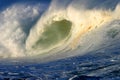 Powerful Surfing Ocean Wave in Hawaii Royalty Free Stock Photo