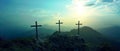 The Powerful Symbolism of 3 Crosses on the Mountain on Good Friday