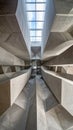 Modern Brutalist Architecture Interior View Royalty Free Stock Photo