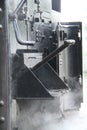 Steam Railway Engine. Royalty Free Stock Photo