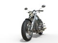 Powerful Vintage Motorcycle Royalty Free Stock Photo