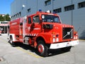 Powerful Volvo fire brigade car in Portugal