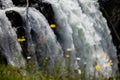 Powerful Waterfall with Blurred Foreground