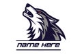 Powerful Wolf Head Logo Illustration EPS Format Royalty Free Stock Photo