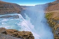 Powerfull Gullfoss Waterfalls in Iceland