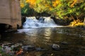 Powerhouse Falls In The Upper Peninsula Of Michigan