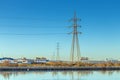 Powering the Nation: Electrical Transmission Towers Carrying High Voltage Lines