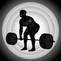 Powerlifter Deadlift Silhouette