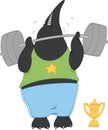 Powerlifting Penguin