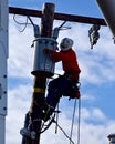 Powerline Worker in Southern California