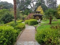 Powerscourt Estate in Ireland. Japanese Gardens and park. Royalty Free Stock Photo