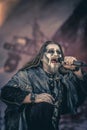 Powerwolf, Attila Dorn live concert Hellfest 2017