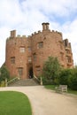 Powis Castle entrance in Welshpool, Powys, Wales, England, Europe