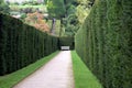 Powis Castle Garden in England Royalty Free Stock Photo