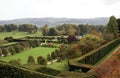 Powis Castle garden in Wales England Royalty Free Stock Photo