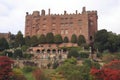 Powis castle, Welshpool, Wales, England Royalty Free Stock Photo