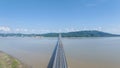 Poyang lake bridge panorama