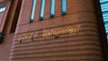 POZNAÃÆ, POLAND - JUNE 16, 2022: Neon sign on the building of Shopping, Arts and Business Center \