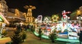 Poznan Bethlehem or Poznan Christmas Market. Residents and tourists visit the Christmas market in Poznan. Poland