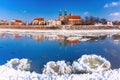 Poznan Cathedral in winter, Poland