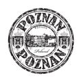 Poznan grunge rubber stamp