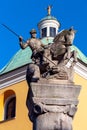 Poznan. Monument to the fifteenth Uhlan regiment. Royalty Free Stock Photo
