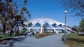 Poznan, Poland - Arena Sports and Entertainment Hall in spring scenery