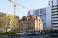 Poznan, Poland - April 21, 2023: Construction of a residential complex in the center of Poznan Royalty Free Stock Photo