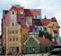 Poznan-Poland. Beautiful and colourful mural in 3D