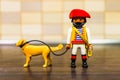 Toy pirate and dog