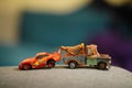 Tow Mater and Lightning McQueen Royalty Free Stock Photo