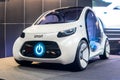 Smart Vision EQ fortwo Mercedes-Benz concept, prototype of future car created by Mercedes Benz