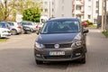 POZNAN, POLAND - May 03, 2020: Parked Volkswagen Sharan