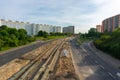 Tram track construction