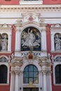 View of the historic Saint Stanislaus Parish Church in the Old Town city center of Poznan