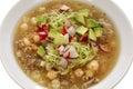 Pozole, mexican cuisine Royalty Free Stock Photo