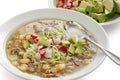 Pozole, mexican cuisine Royalty Free Stock Photo